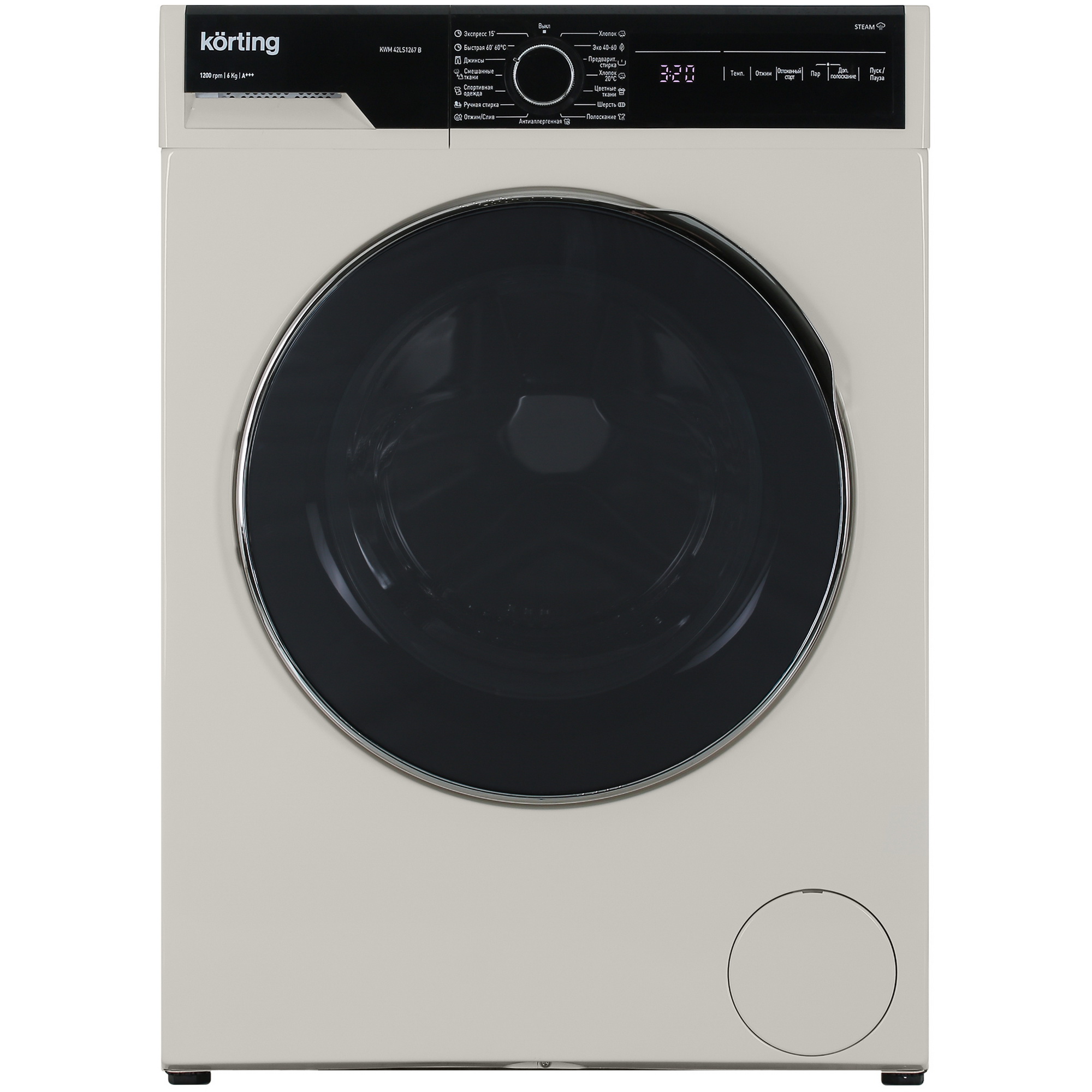 5355541 Стиральная машина Korting KWM 42LS1267 B бежевый STDN-0047122