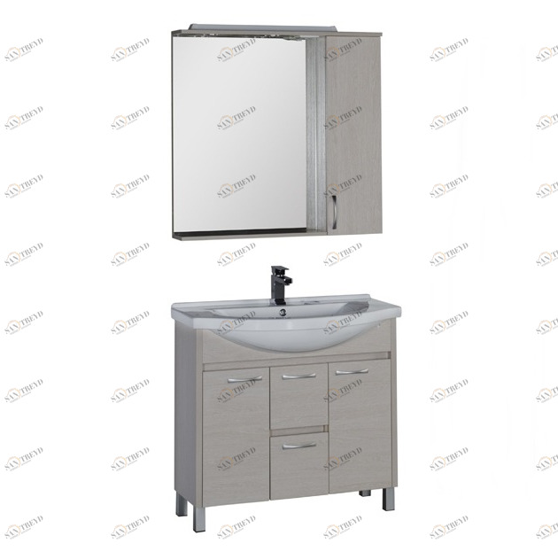 Комплект мебели Aquanet Донна 90 белый дуб 00169192