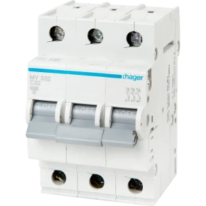 Автоматический выключатель Hager MY332 3P C32 А 4.5 кА