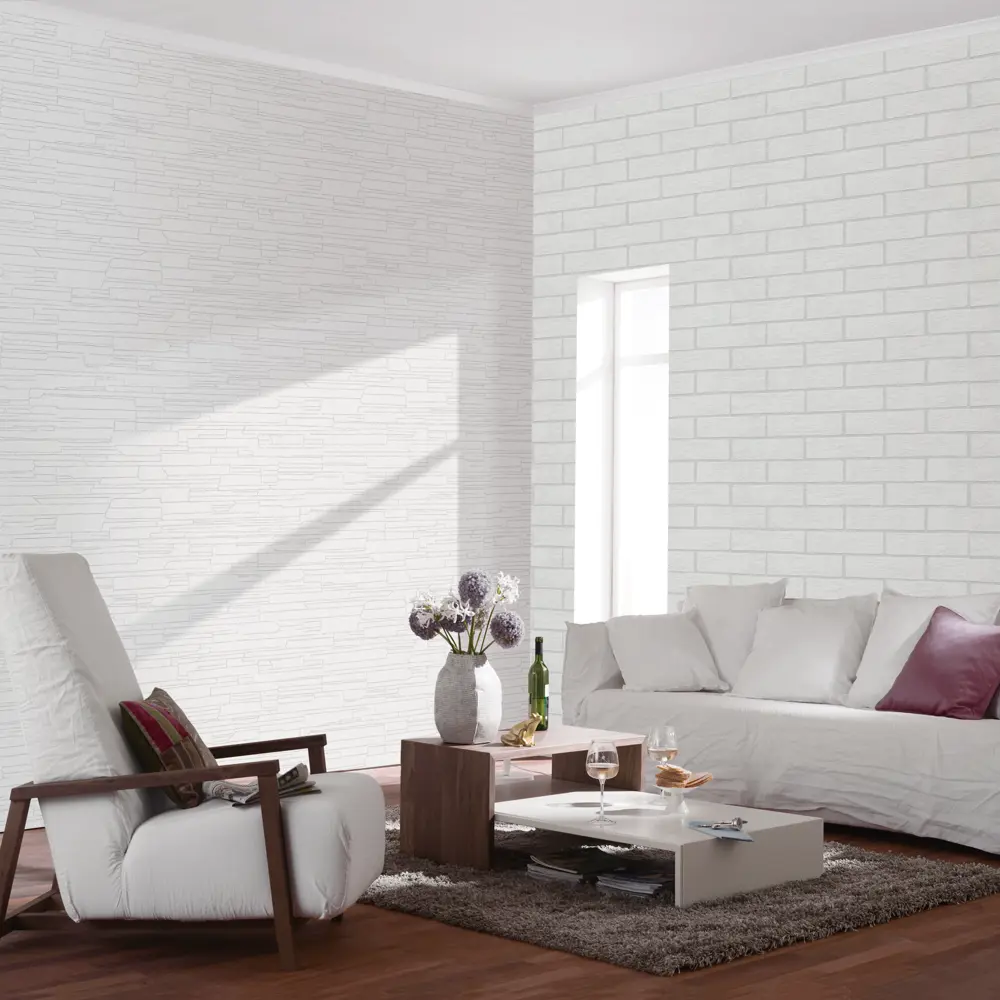 Обои Marburg MB9342, флизелиновые, цвет белый, 1.06х25 м Patent Decor STLM-2045759 - Вид №3