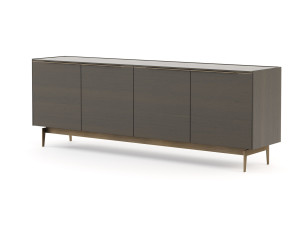 Шкаф из дуба с распашными дверями