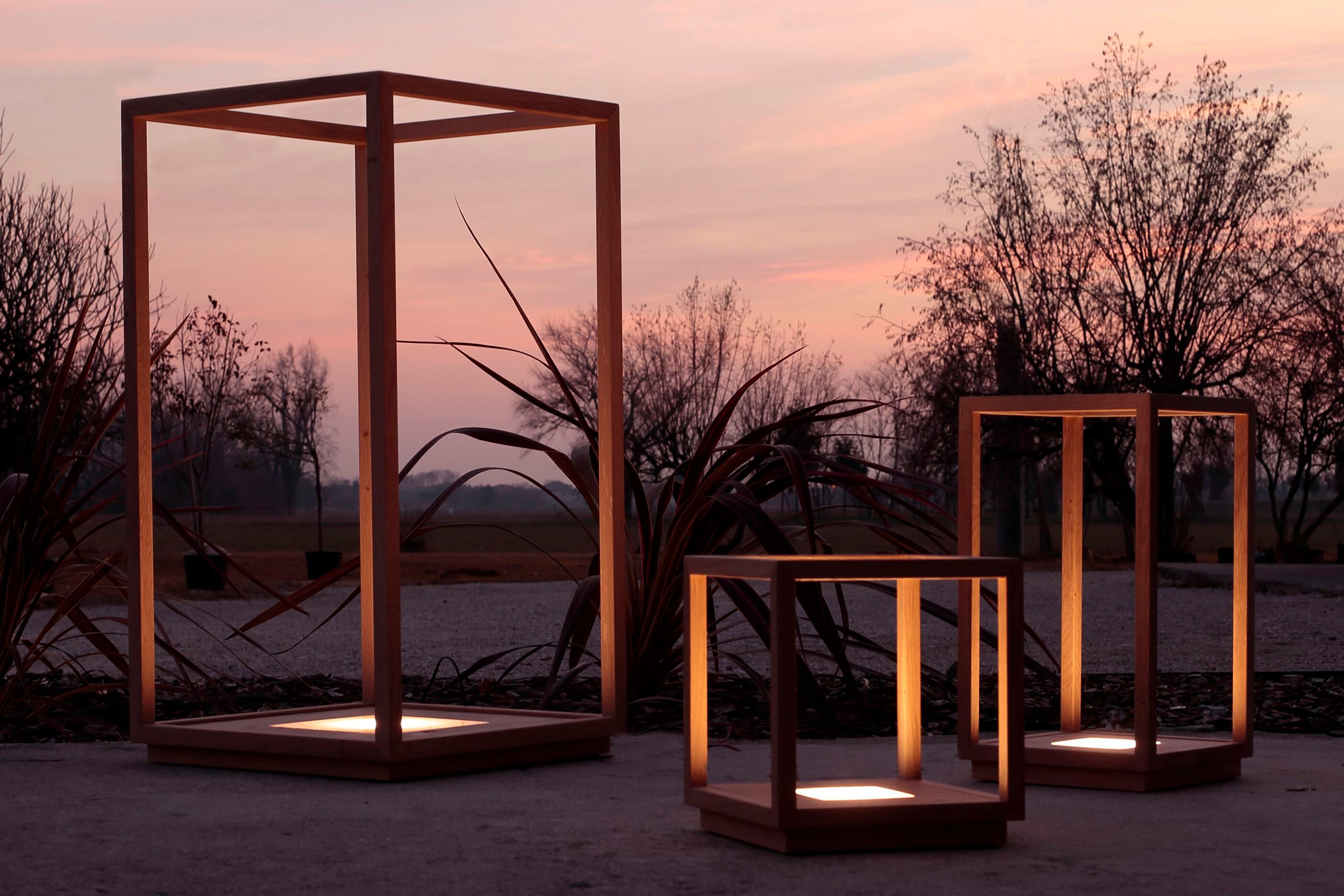 Напольная лампа из дуба Deodara Световой короб ARCH-00101203 - Вид №5