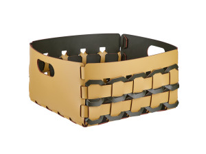 Кожаная корзина