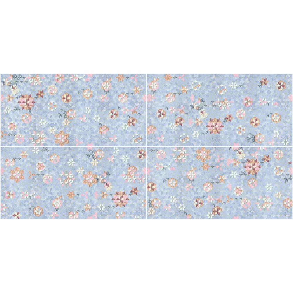 Декор настенный Bloom Dec 30x60 см 1.62 м² цвет синий Santreyd STLM-2154553 - Вид №1