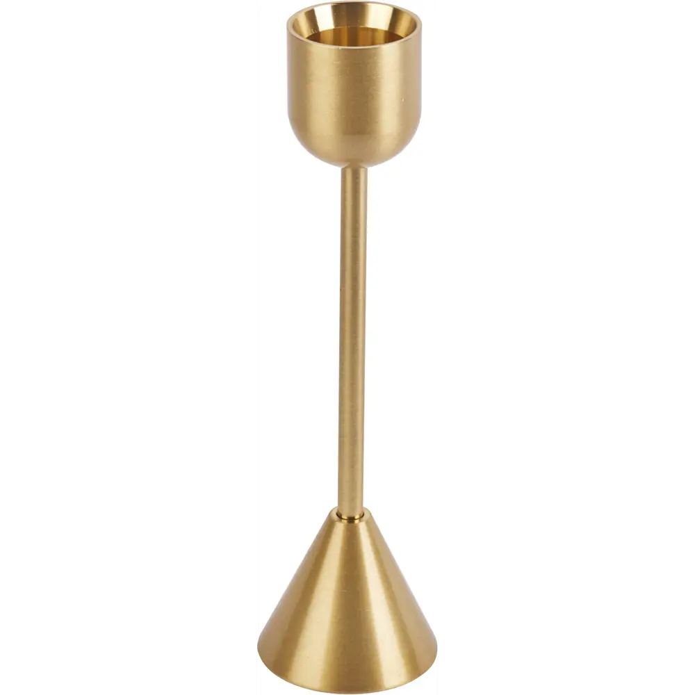 Подсвечник металл 13 см цвет золотой Santreyd STLM-2083734