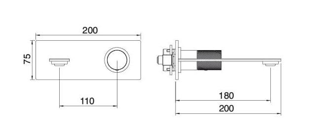 Однорычажный смеситель для раковины из нержавеющей стали Rubinetterie Treemme 3.6 ARCH-00025516 - Вид №2