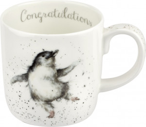 10669753 Royal Worcester Кружка Royal Worcester "Забавная фауна.Поздравляю" 400мл (пингвин) Фарфор