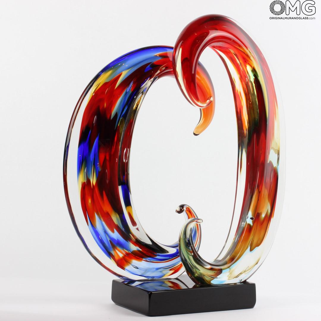 2242 ORIGINALMURANOGLASS Скульптура из муранского стекла 11 см  - Вид №1