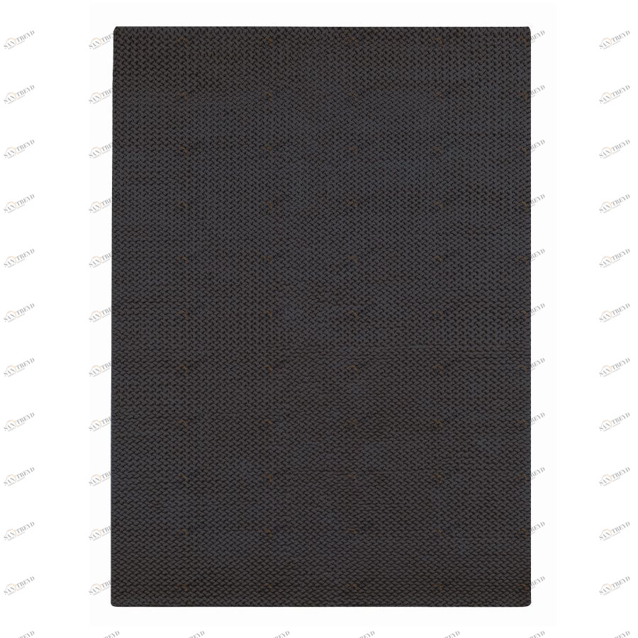 Ковер Bellen, 160х230 см, угольный черный Carpet Decor C1051