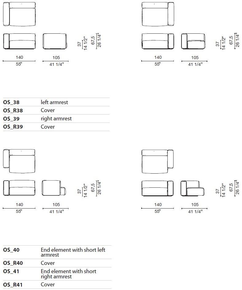 Cappellini Модульный диван со съемным кожухом sun-id-1435214 - Вид №17