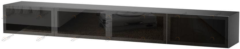 DWFI Низкая лакированная тумба под ТВ  00002119 