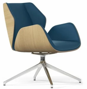 Arte & D Офисный стул поворотный на эстакаде Haiku wood Wc8062b