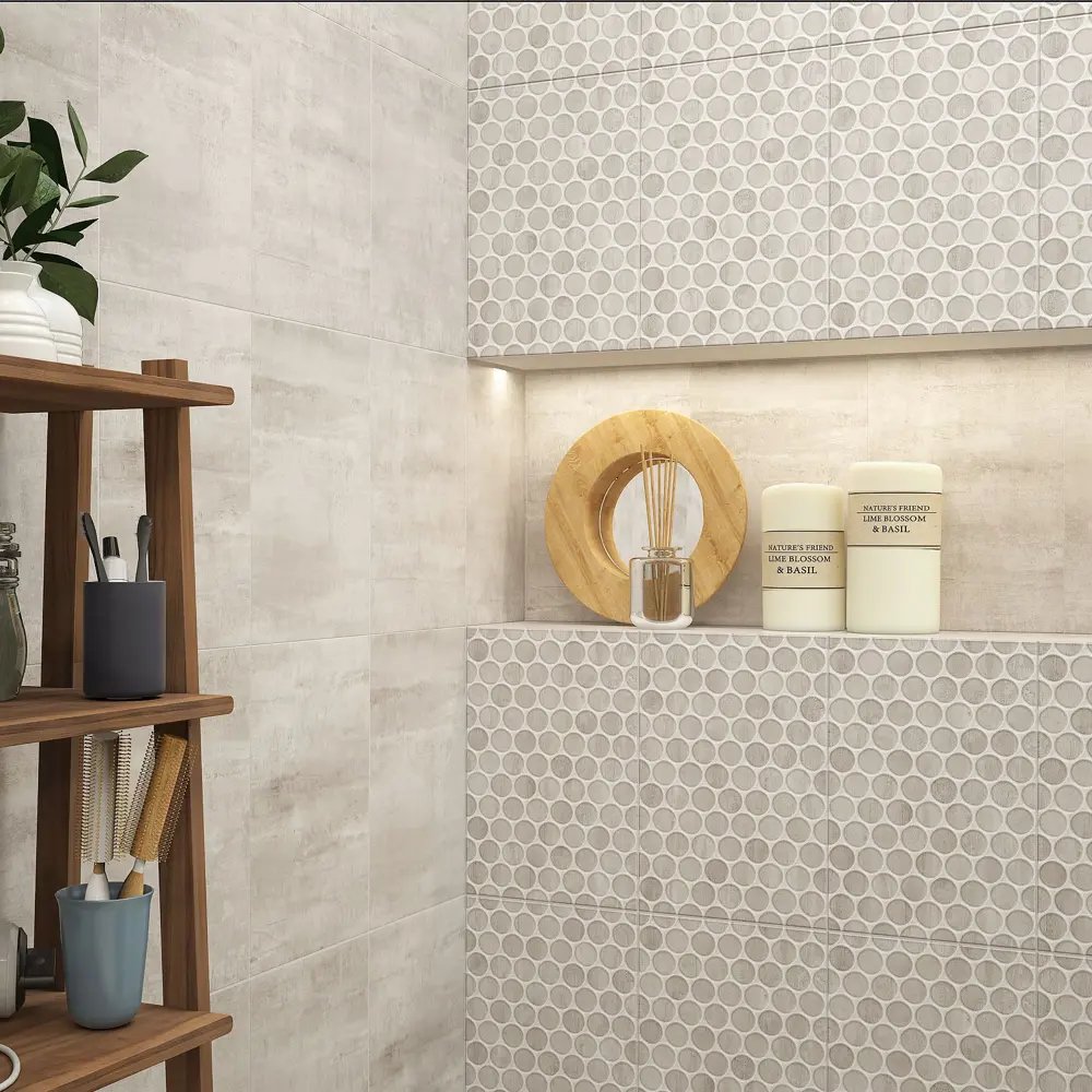 Глазурованный керамогранит Керамин Вайоминг 40x40 см 2.08 м² матовый цвет серый STLM-2191182