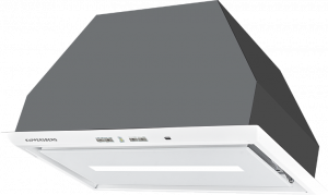 INBOX 54 W Встраиваемая вытяжка, ширина 54 см, отвод/рециркуляция, 1000 м3/час, управление soft touch, 4 скорости, светодиодное освещение 1х13 вт, металлические жироулавливающие фильтры, угольный фильтр (опция), цвет белый Kuppersberg