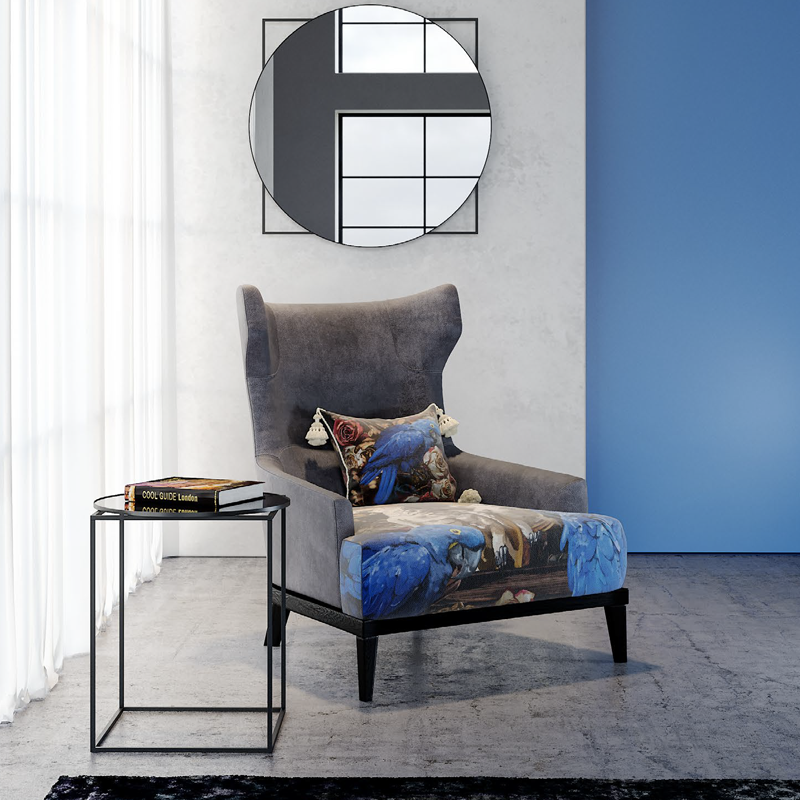 Кресло  MINOTTI PN-302 The black attitude