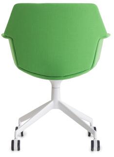 Lapalma Вращающееся офисное кресло из ткани на колесиках Uno S232 - Вид №5