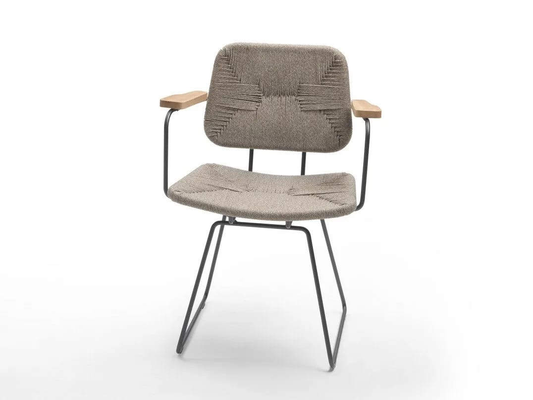Веревочный стул с подлокотниками Flexform ARCH-00033995