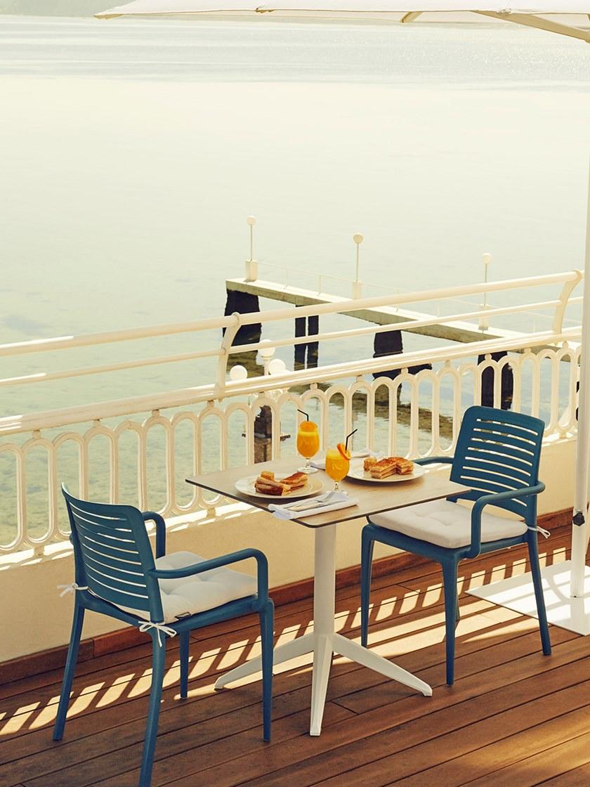 Ezpeleta Квадратный садовый стол из полипропилена и hpl Quatro Mhk-qufc - Вид №3