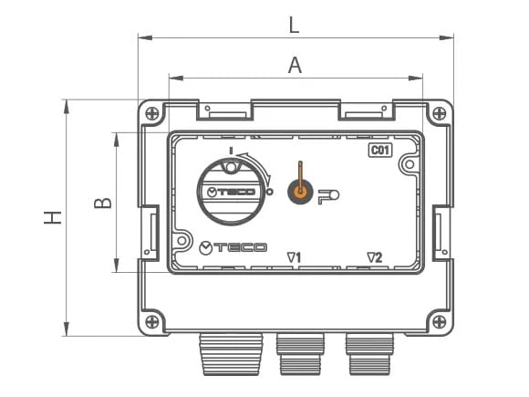 Газовый коллектор с двусторонним общим перехватом TECO ARCH-00035660 - Вид №7