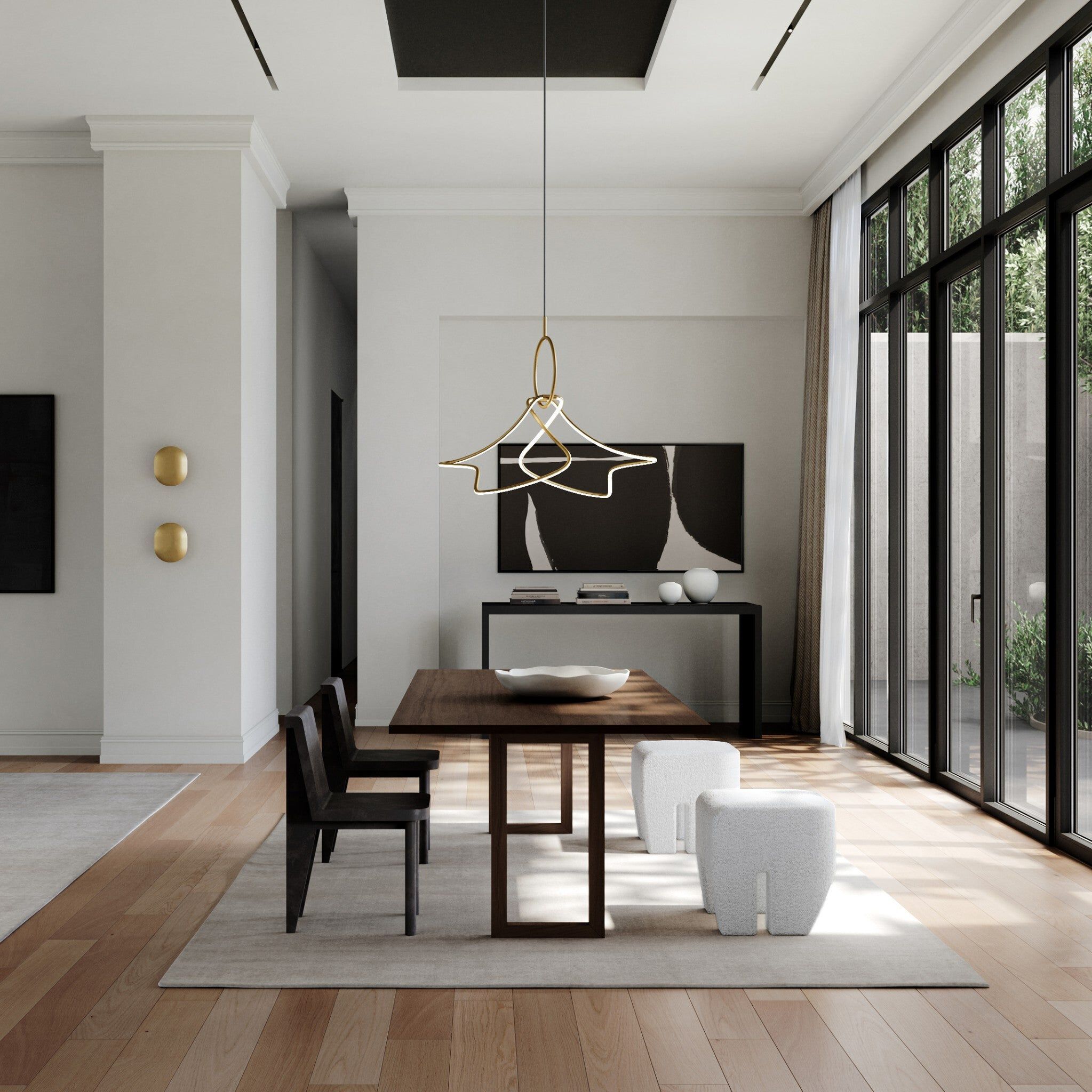 Латунный светодиодный потолочный светильник 101 Copenhagen Kumo ARCH-00043194 - Вид №2