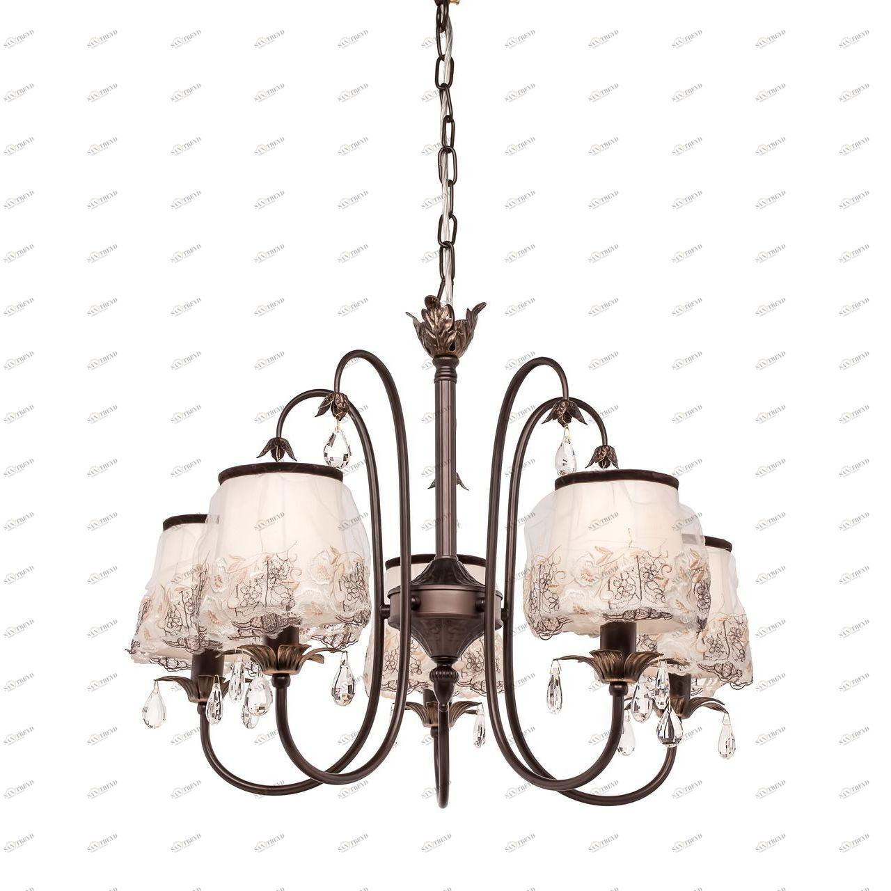 Подвесная люстра Silver Light Laura 718.59.5 SILVER LIGHT LAURA CHOCOLATE 185997 Белый 