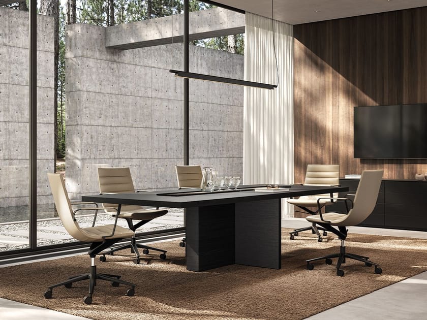 Деревянный прямоугольный стол для совещаний FREZZA Mux70 ARCH-00097739