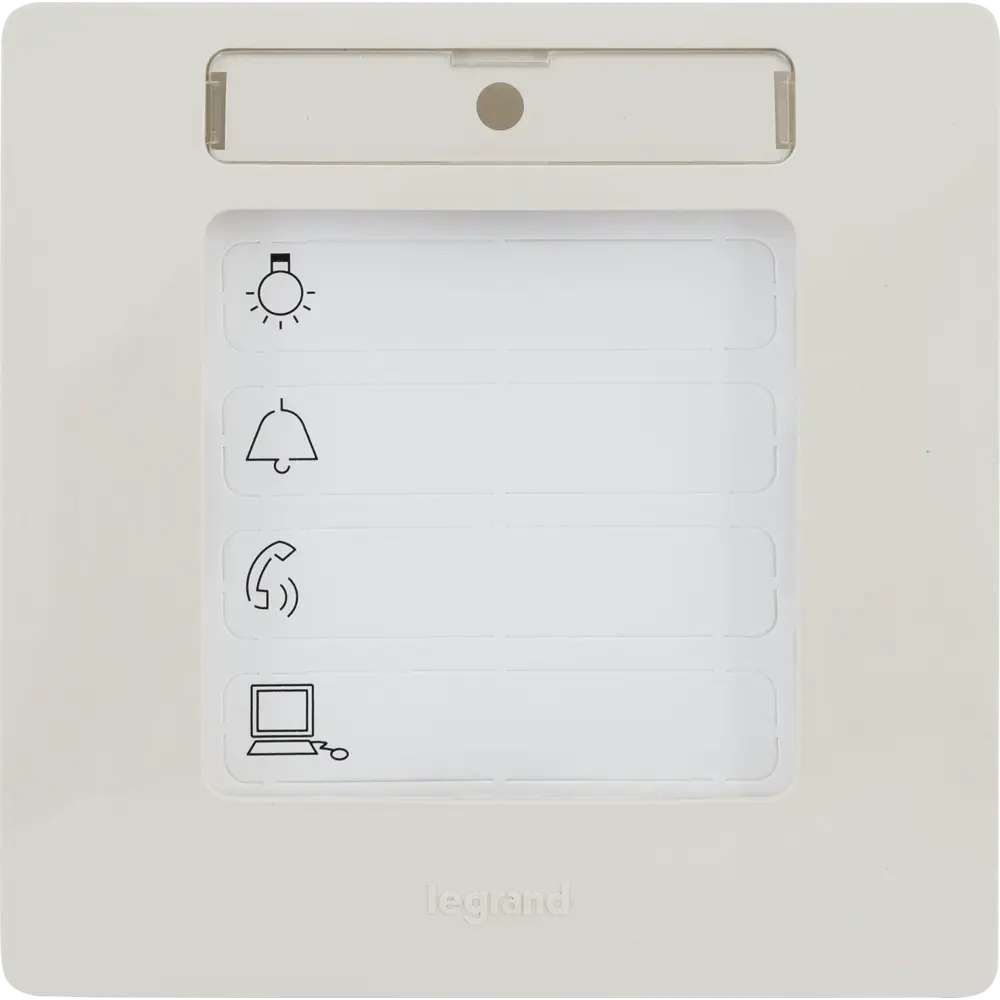 Рамка для розеток и выключателей Legrand Etika 1 пост, цвет слоновая кость STLM-2205658