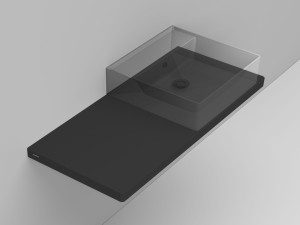 Керамическая столешница с одной раковиной