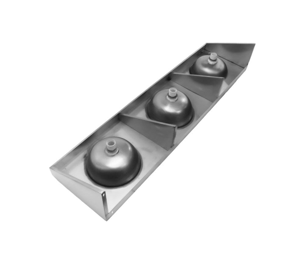 3-038.2  Раковины коллективные Public Steel  - Вид №1