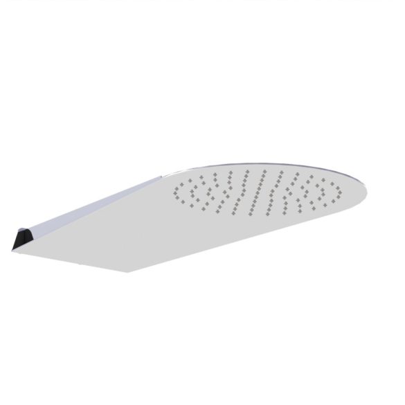 40.534 Плоская насадка для душа с ракеткой из нержавеющей стали HORUS Range Nouvelle vague 