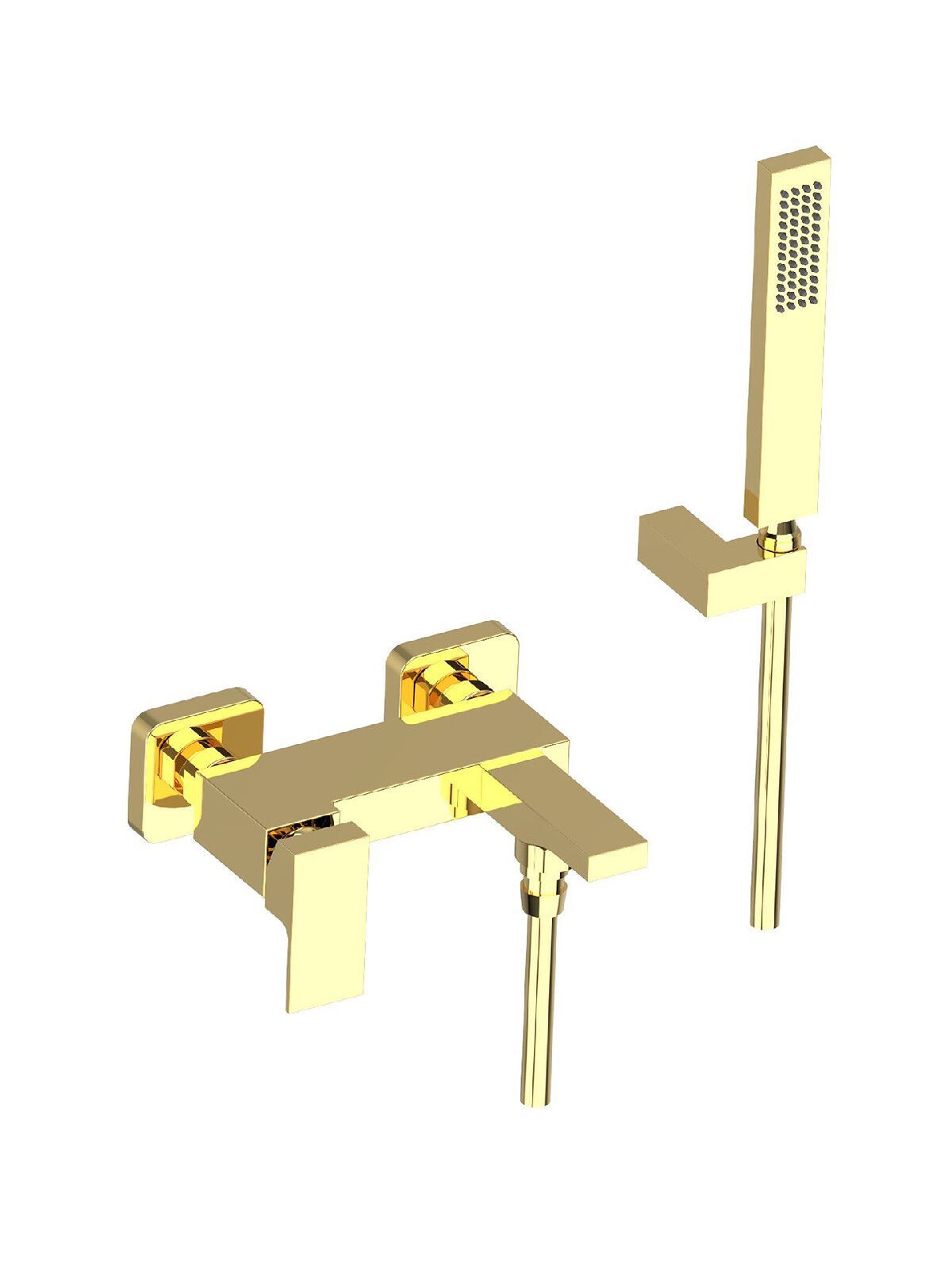 Настенный смеситель для ванны с ручным душем Rubinetterie Frattini Vita Due ARCH-00128376 - Вид №2