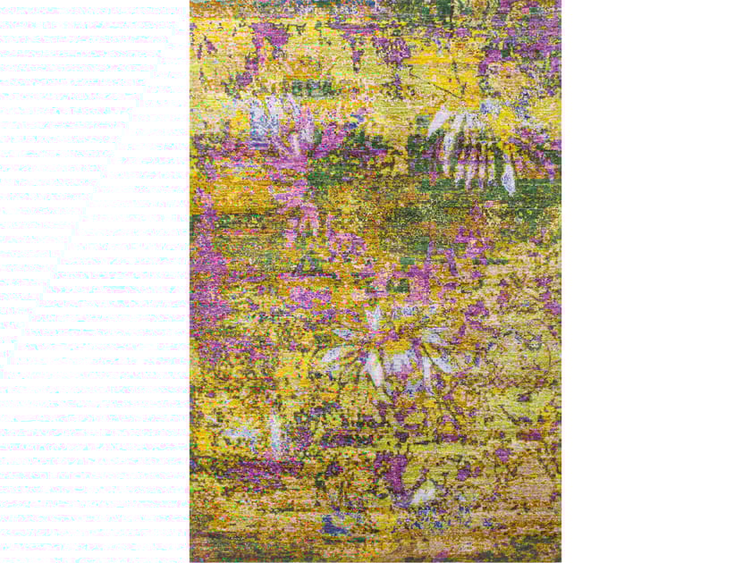 Шерстяной прямоугольный цветочный ковер Zollanvari Flower Power-Designer ARCH-00011975