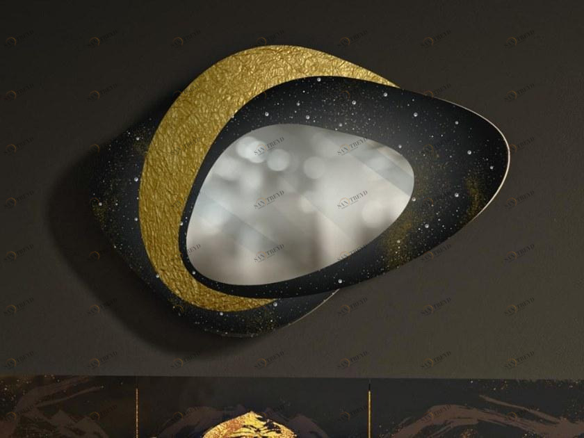 Unica by Tecnotelai Деревянное зеркало с настенной рамой Harem sun-id-1406658