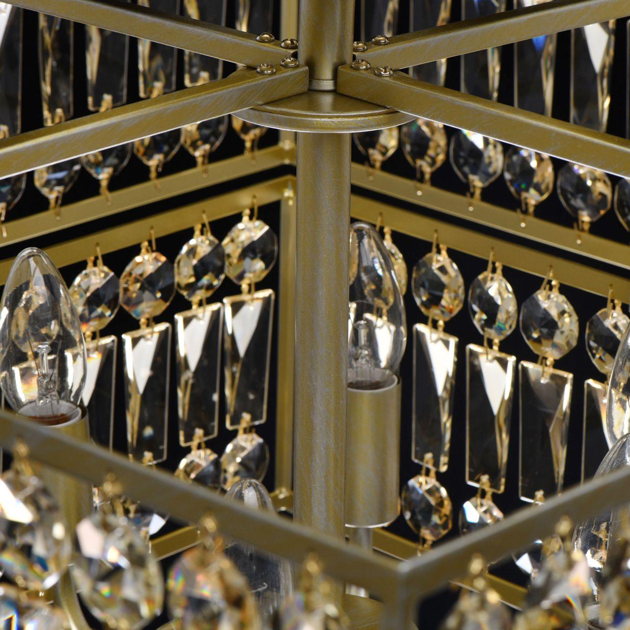 Потолочная люстра MW-Light Монарх 121012306 MW-LIGHT ДИЗАЙНЕРСКИЕ, МОНАРХ, ДВУХЪЯРУСНЫЕ 278931 Золотой  - Вид №2