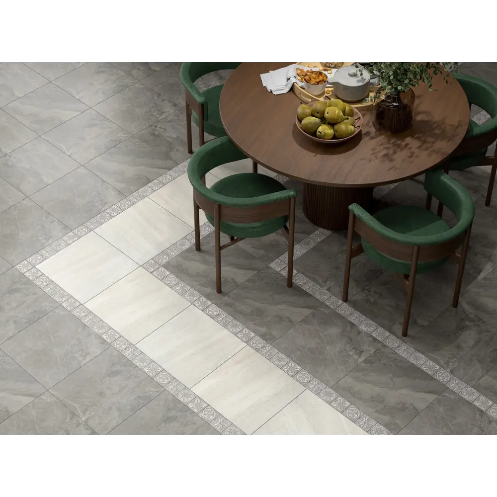 Керамогранит Kerama Marazzi Престон 40×40 см - мраморная элегантность в бежевых тонах 18361445 STLM-0010527 - Вид №6