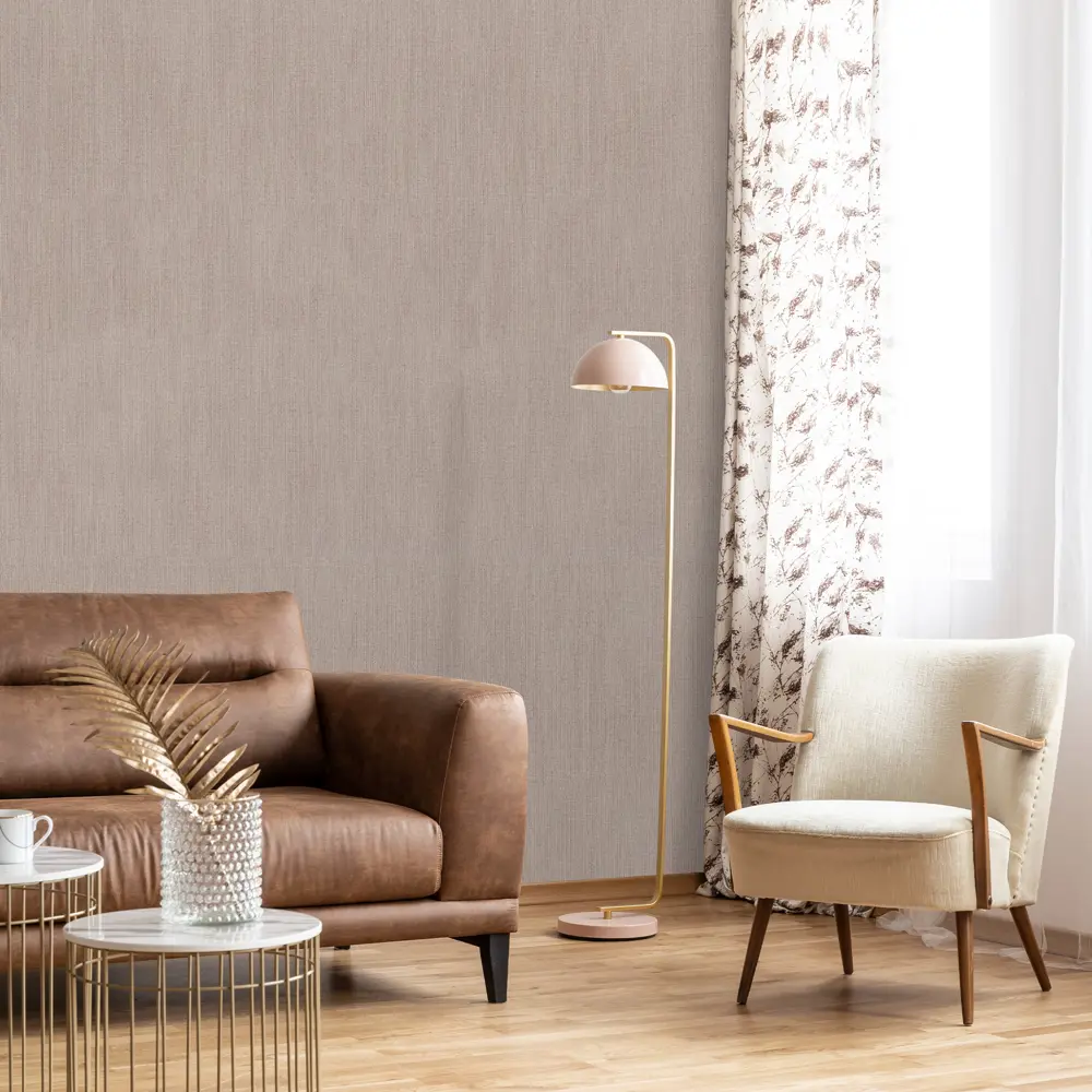 Обои флизелиновые Euro Decor Mia коричневые 1.06 м 6010-12 Santreyd STLM-2102998 - Вид №2