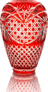 10633395 Гусевской Хрустальный Завод им. Мальцова Ваза для цветов "Каскад" Хрусталь