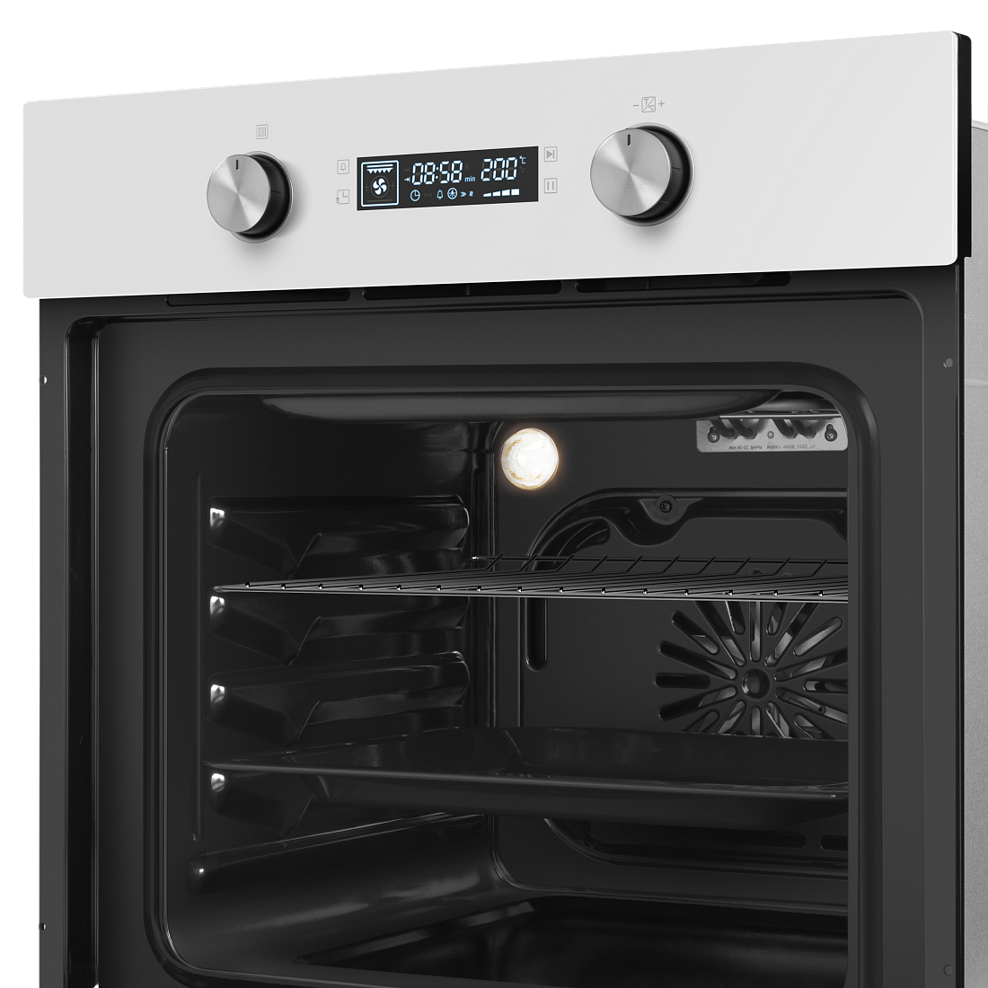 9100952 Электрический духовой шкаф HOMSair OEM606WH белый STDN-0144330 - Вид №7