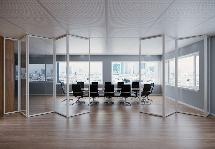 ANAUNIA Складная стенка из алюминия и стекла Freespace sun-id-1502553 - Вид №10