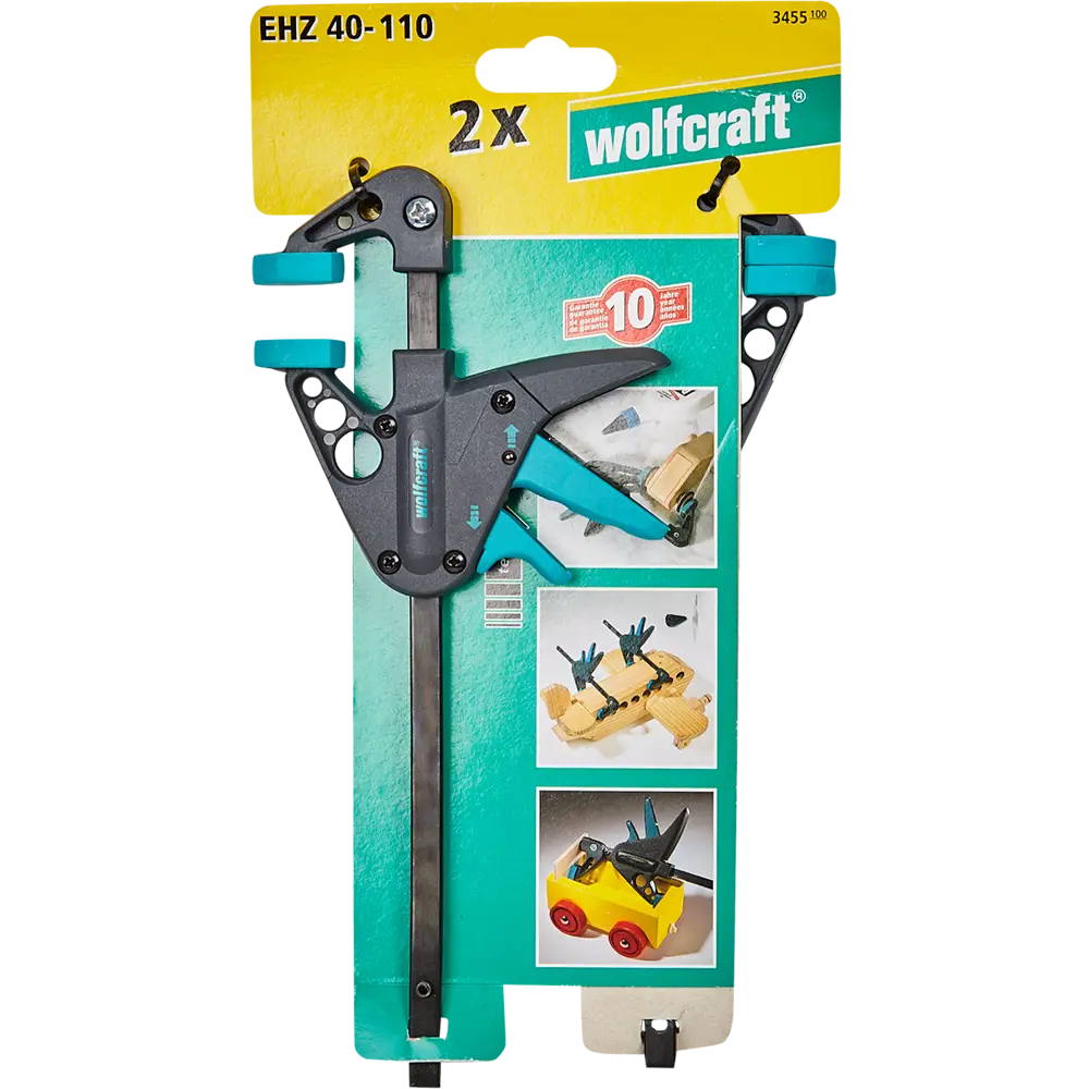 Мини-струбцина Wolfсraft 3455100, 110x210 мм, 2 шт WOLFCRAFT STLM-2064365 - Вид №4