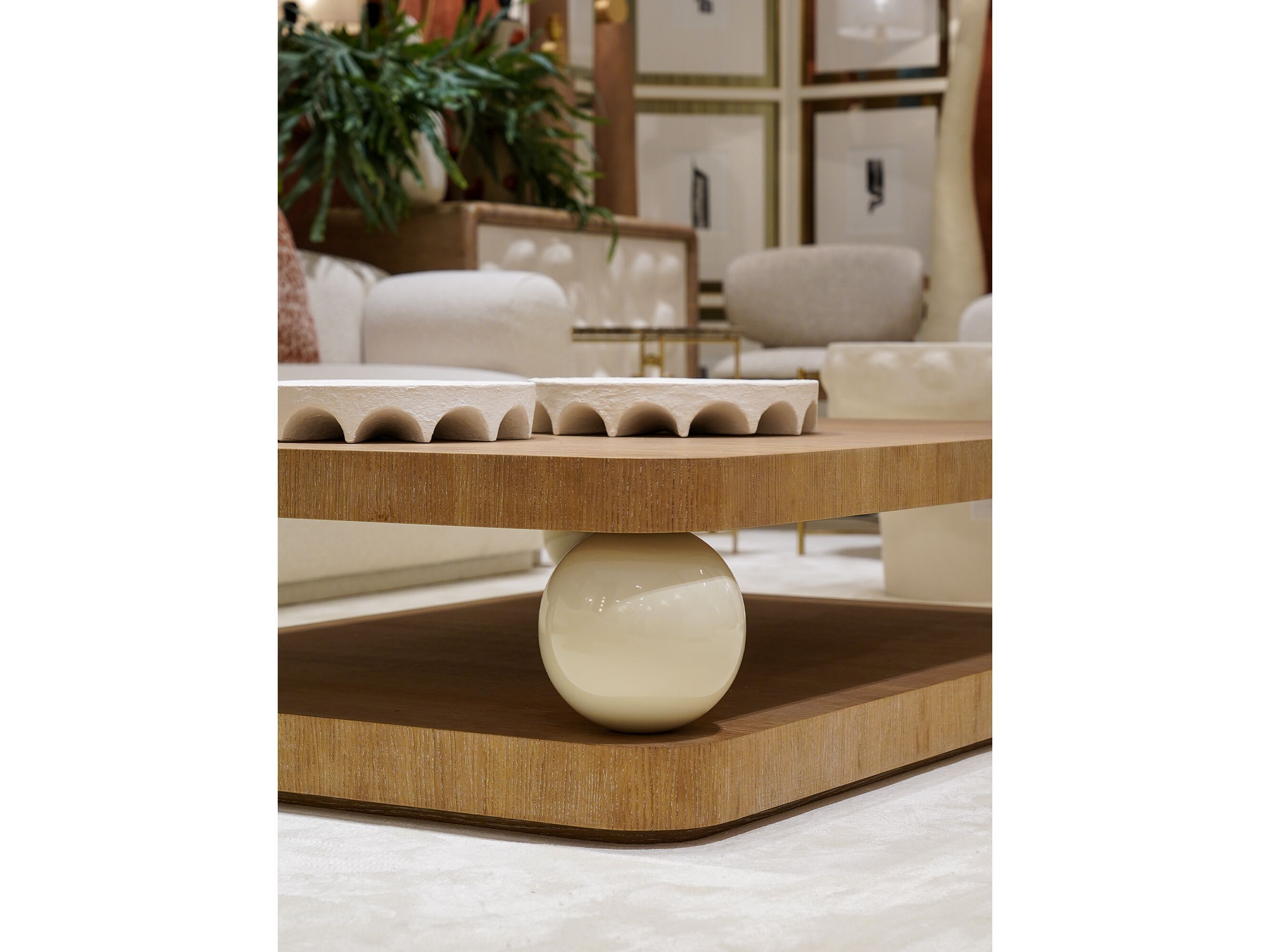 Низкий прямоугольный деревянный журнальный столик JOSÉ LEITE DE CASTRO ARMINA ARCH-00108614 - Вид №1