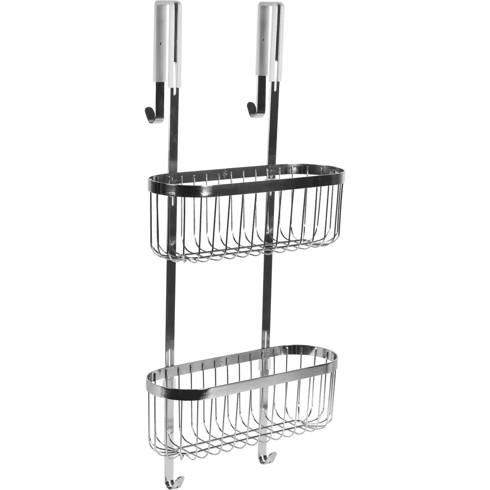 Полка на дверь 2 яруса, цвет хром SWENSA SWR STLM-2203290