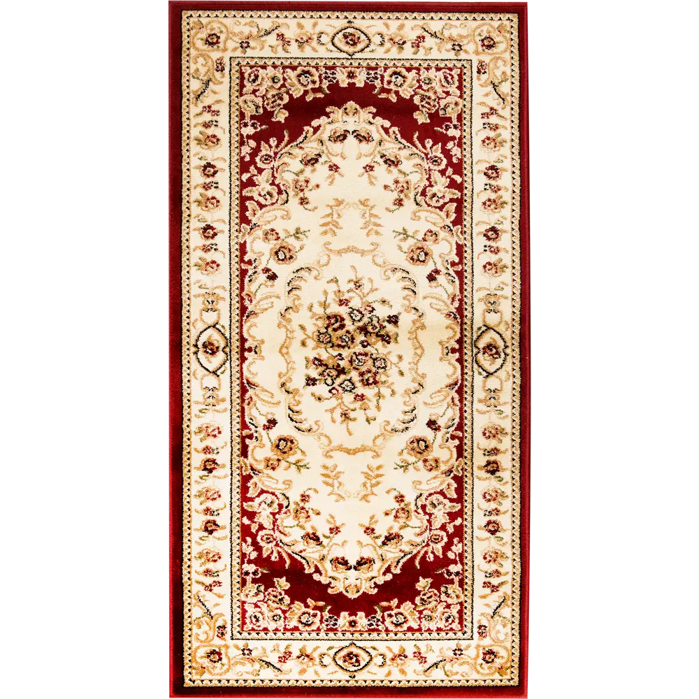 Ковер полипропилен Fortune L006B 80x150 см цвет красный 82183593 STLM-2179828 MERINOS 