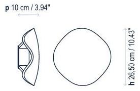 BOVER Настенный светильник из полиуретана Cornet sun-id-1515820 - Вид №3