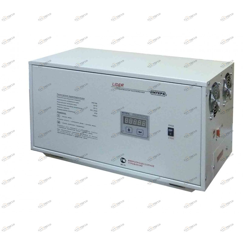 Стабилизатор напряжения LIDER PS 7500 SQ-PRO-15 sun-id-1030548