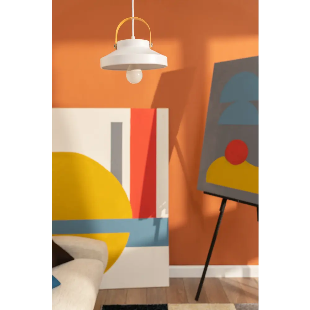 Подвесной светильник Toplight Wendi, 1 лампа, 7 м², цвет белый/дерево STLM-2090661 - Вид №7