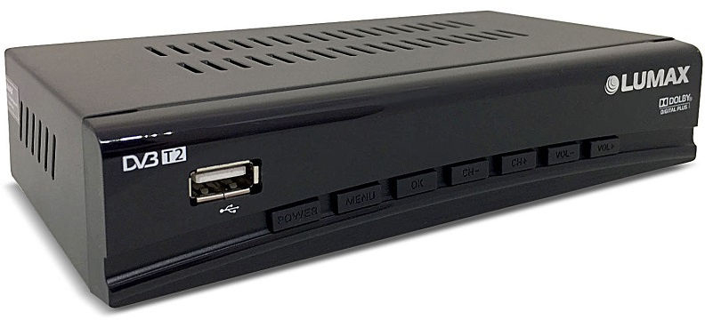 DV3206HD Приставка dvb-t2 / gx3235s, металл stealth, дисплей, 7 кнопок на панели, dolby digital, wi-fi, ip-плейлисты m3u, youtube, кинозал (более 500 фильмов), megogo, meecast, 3 rca, hdmi, usb, встроенный блок питания, usb wi-fi-адаптер dv0002hd в компле Santreyd 