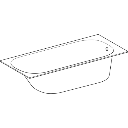 554.043.01.1 Прямоугольная ванна Geberit Soana, узкий край Geberit  - Вид №11