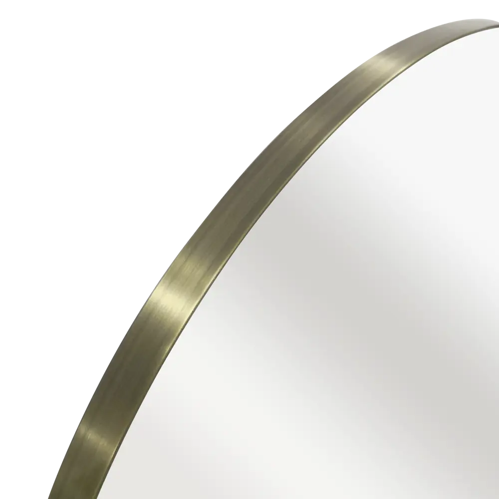 Зеркало декоративное KREAFORTA Glam круглое D61 см металл цвет золотистый STLM-2110479 - Вид №3