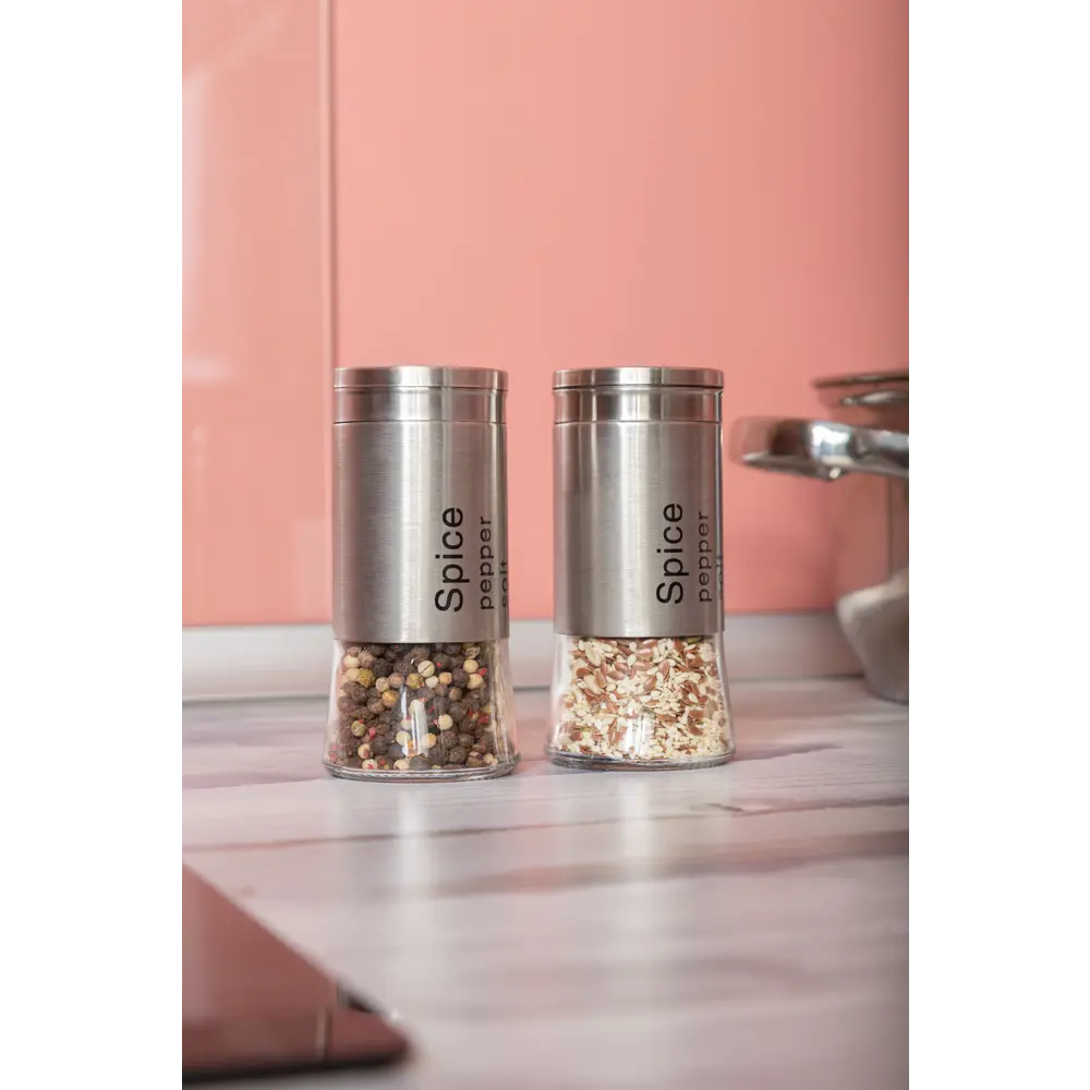 Банка для специй NEO 130 мл стекло цвет хром Santreyd STLM-2187956 - Вид №2